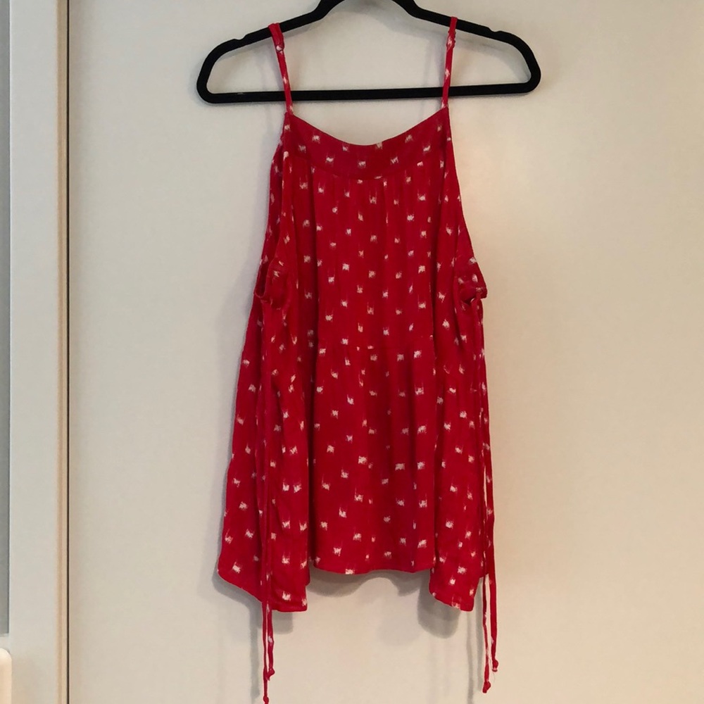 NWT Universal Threads Red spaghetti Strap Top XL